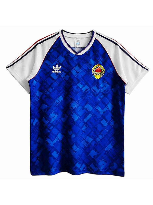 Yugoslavia home retro jersey men's first sportswear football tops sport soccer shirt 1992-1993